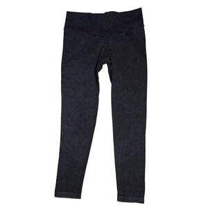 JoyLab Black Seamless Ribbed High Waisted Leggings Womens Medium Yoga Gym
